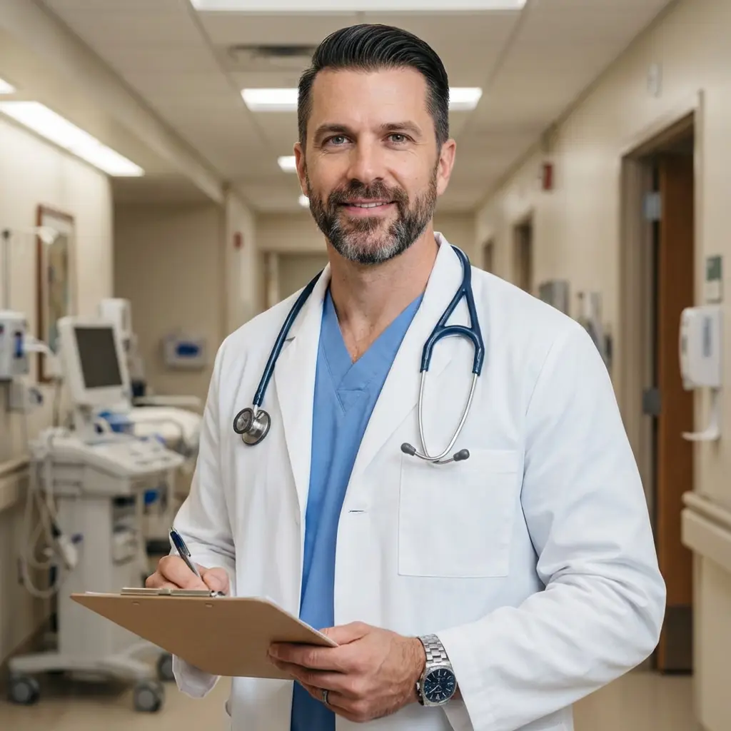 Doctor consulting patient